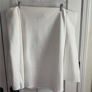 Tuckernuck Classic White Off the Shoulder Garment